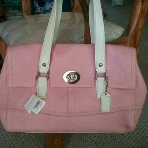 COACH  Pink Leather Handbag