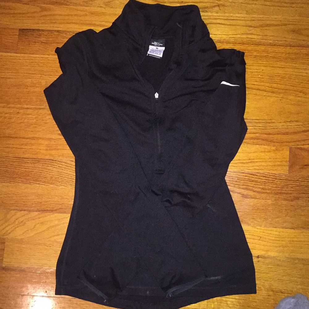 nike pro dri fit half zip