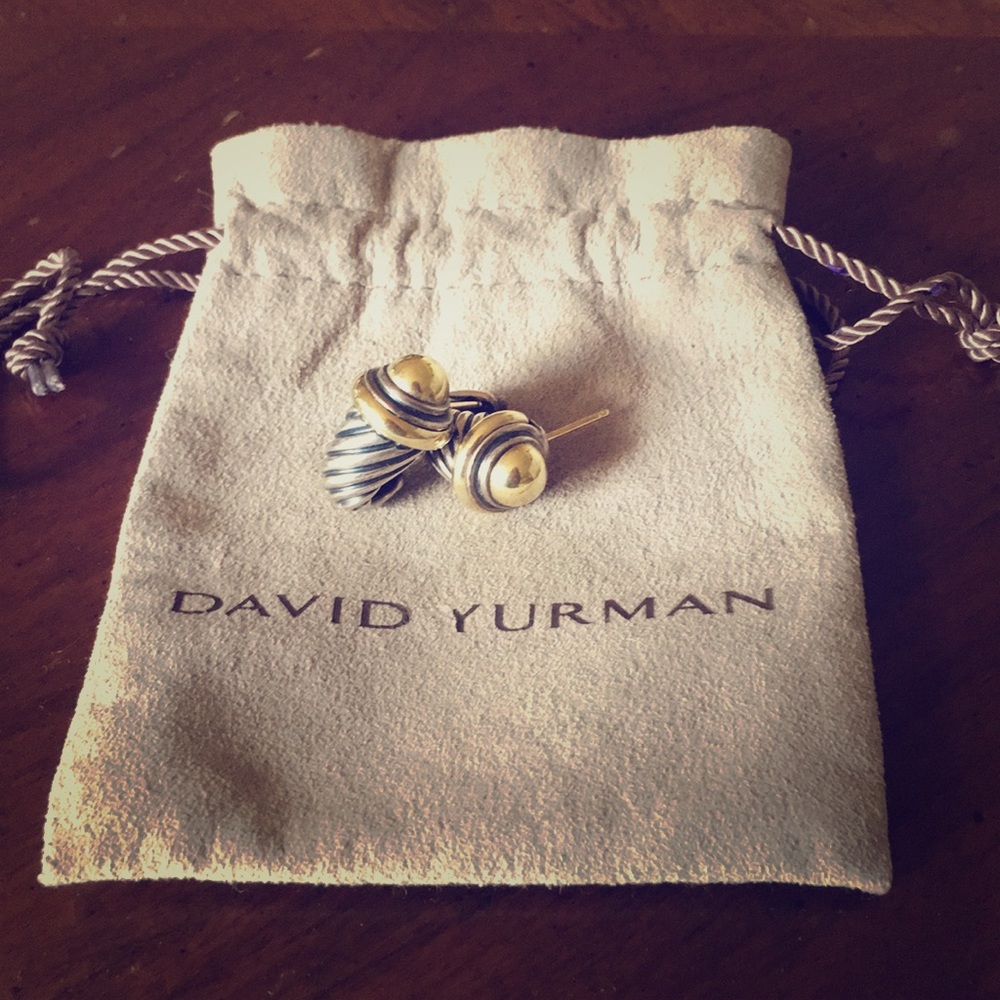 SOLD ON EBAY David Yurman 'Shrimp' Earrings - Picture 1 of 6