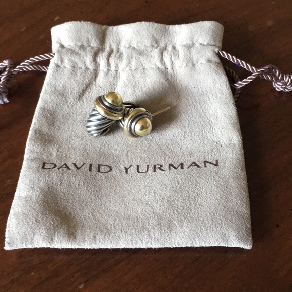 SOLD ON EBAY David Yurman 'Shrimp' Earrings - Picture 2 of 6