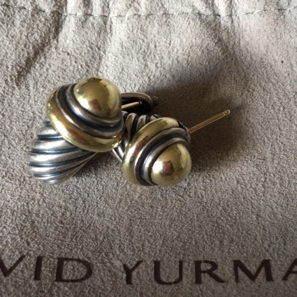 SOLD ON EBAY David Yurman 'Shrimp' Earrings - Picture 3 of 6