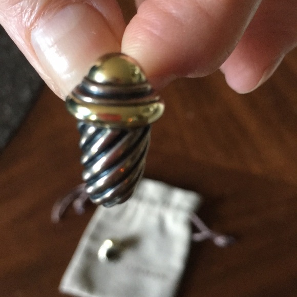 SOLD ON EBAY David Yurman 'Shrimp' Earrings - Picture 6 of 6