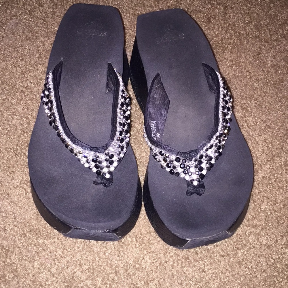 Corkys wedge black