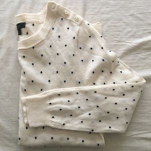 Polka dot tippi sweater.