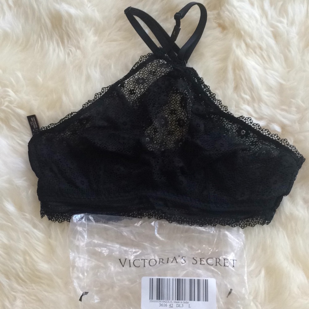 VS New Floral Lace Bralette