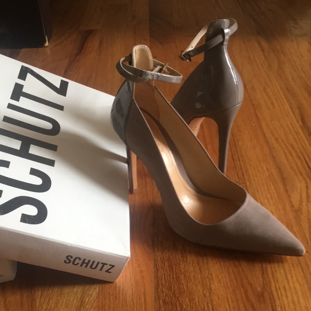Schutz leather heels