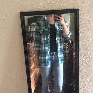 Button down flannel shirt