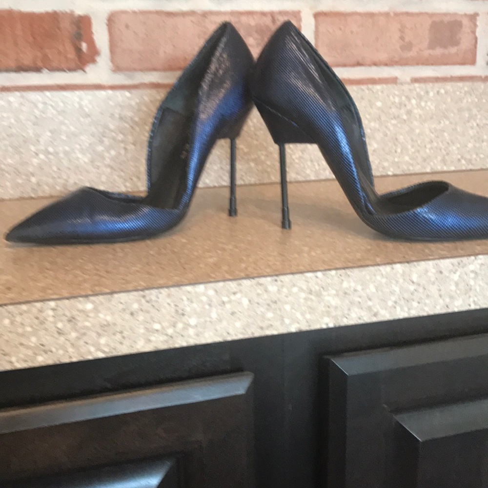 Kurt Geiger bond blue high heel 37 EU 6.5 US