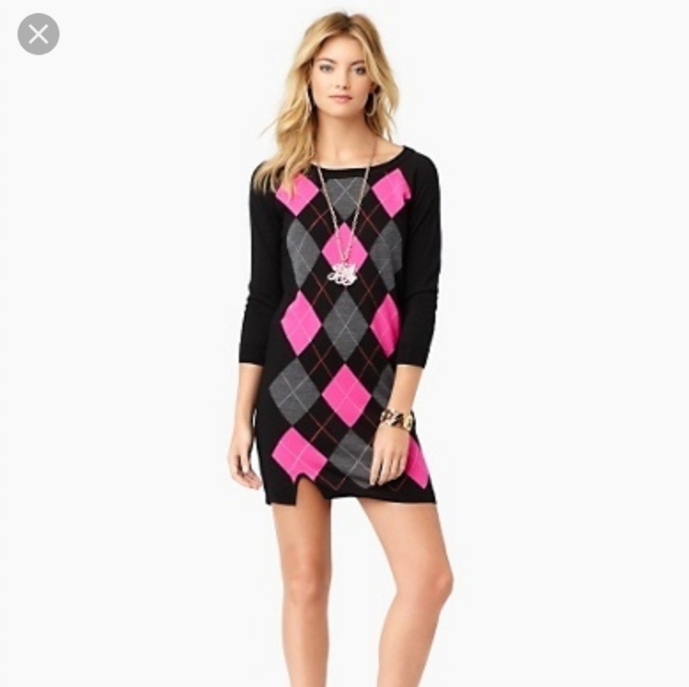 Juicy Couture Argyle sweater  Dress