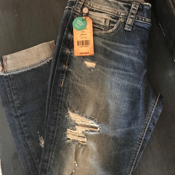 NWT Silver Jeans 👖 SUKI Skinny Crop 29 & 30 - Picture 2 of 8
