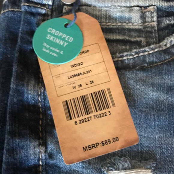 NWT Silver Jeans 👖 SUKI Skinny Crop 29 & 30 - Picture 3 of 8