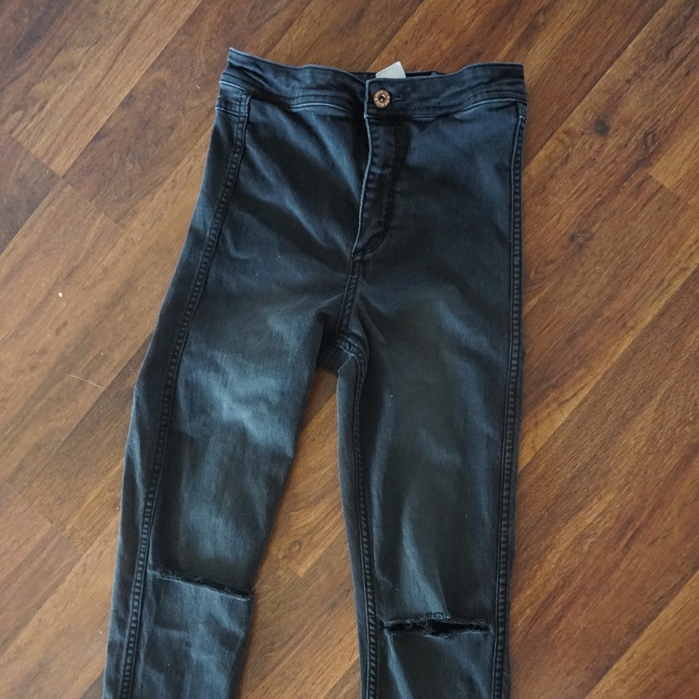 SUPER high waist skinny jeans