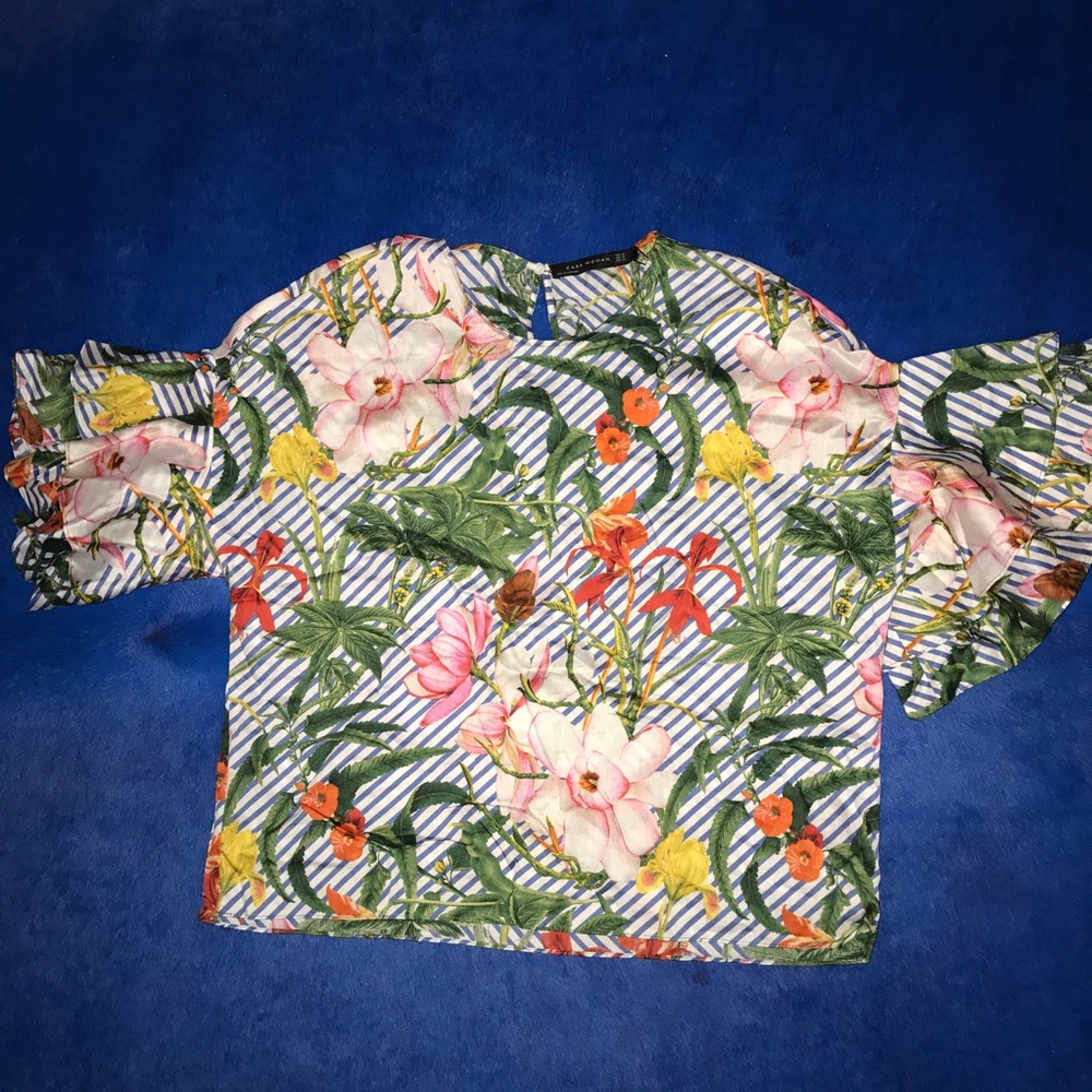 Zara Tropical Top