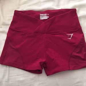 Gymshark beet root shorts