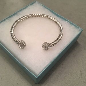 Swarovski bracelet, never worn, silver