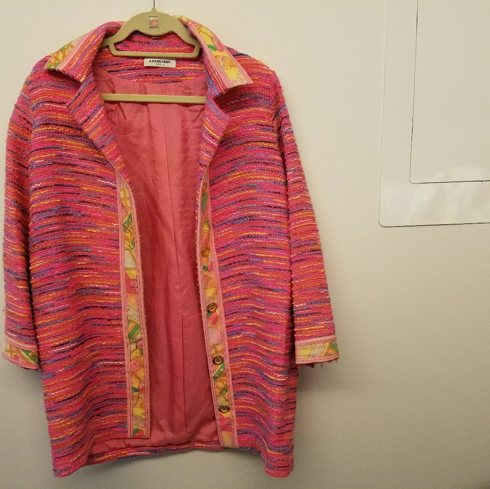 Tweed Pink Leonard Jacket