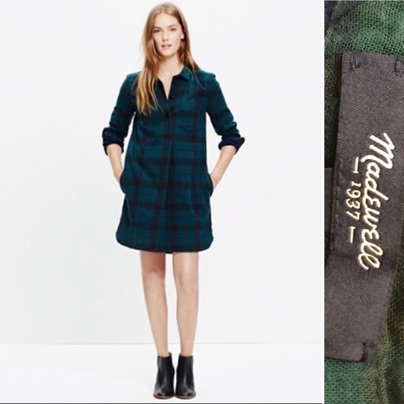 Madewell Dresses & Skirts - Madewell - latitude shirtdress in alma plaid Sz M