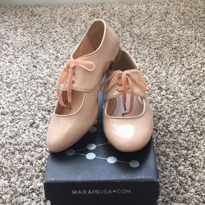 Marais for Madewell - Blush Open Oxfords