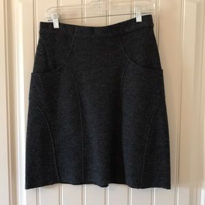 Anthropologie Sparrow wool skirt M