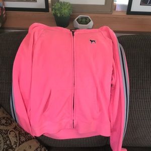 Vs PINK zip up hoodie