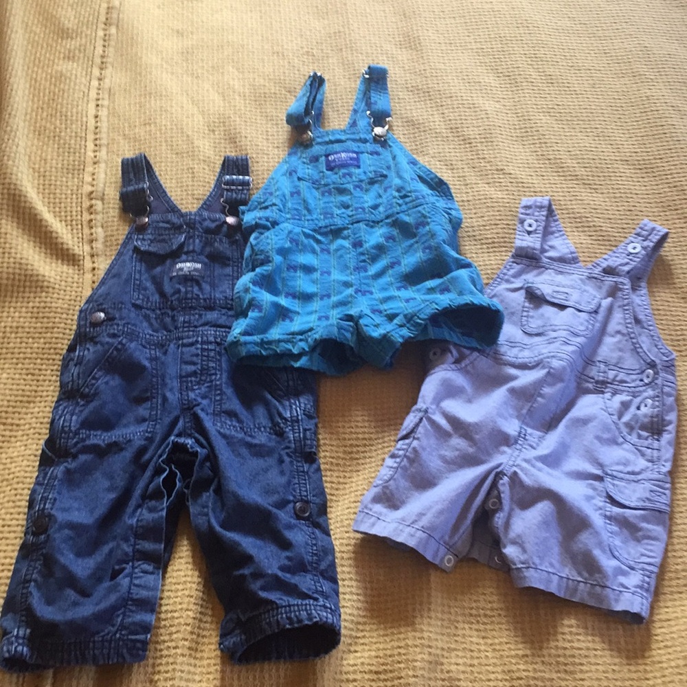 Lot of baby overalls