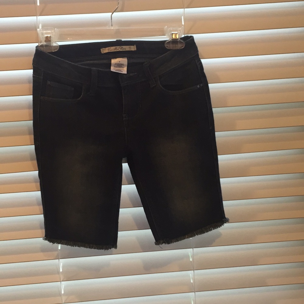 Pair of shorts in blue jeans