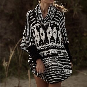 Free People Cowlneck Poncho