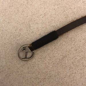 Jewel Kade brown leather wrap bracelet