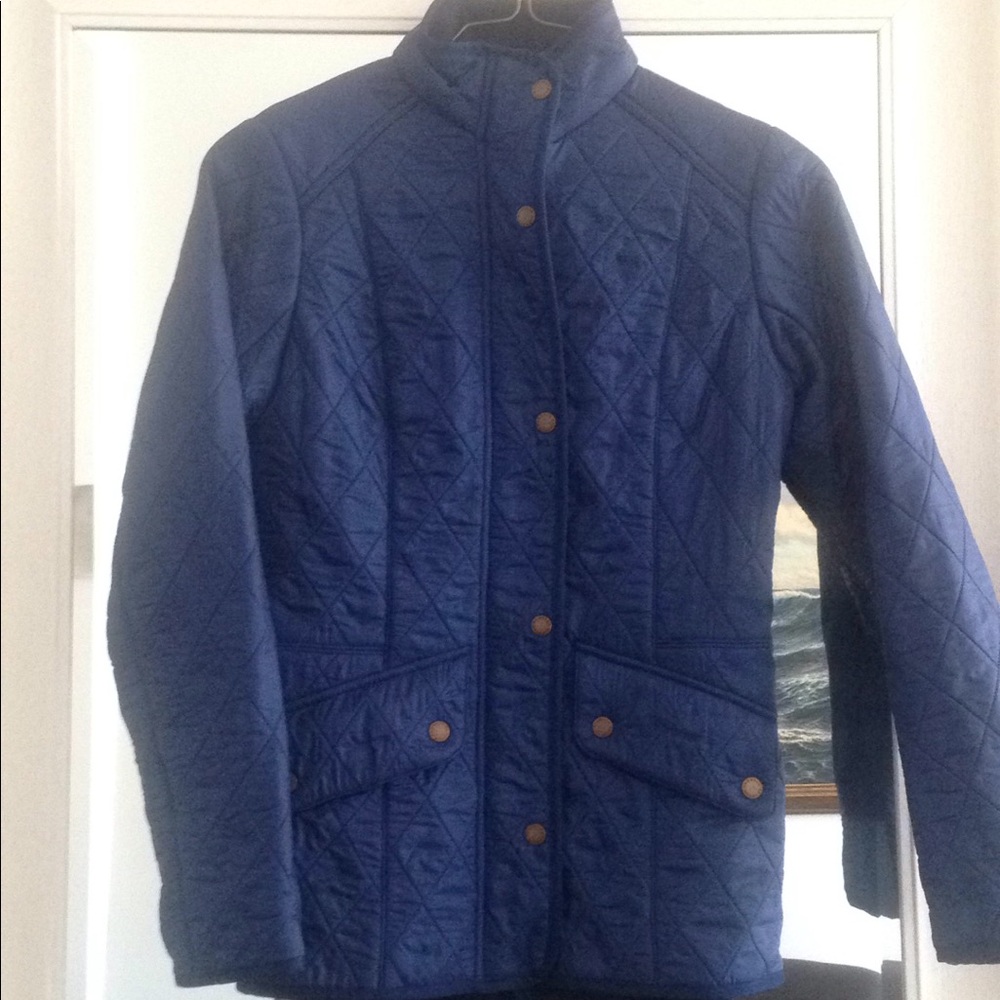 Barbour 🇺🇸 Blue  jacket size 4
