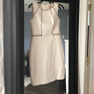White Calvin Klein pencil dress