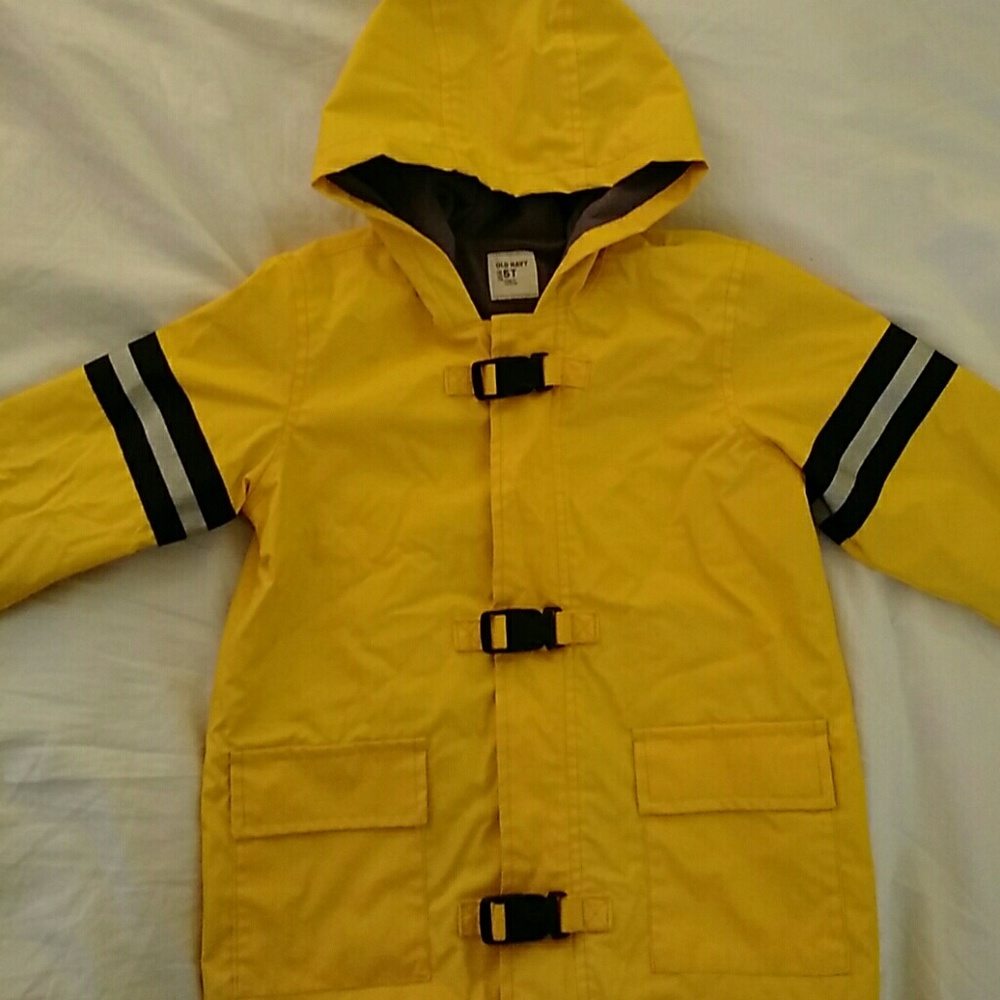 Yellow fireman raincoat 5T