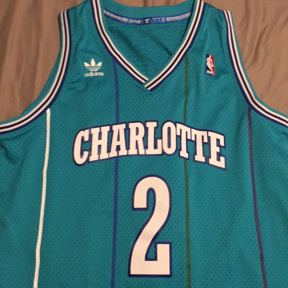Charlotte Hornets adidas LJ (grandmama) jersey