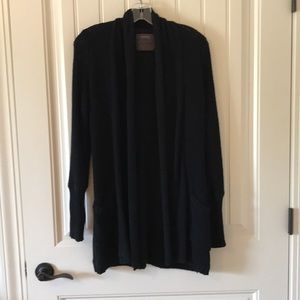 Anthropologie Guinevere black cardigan S
