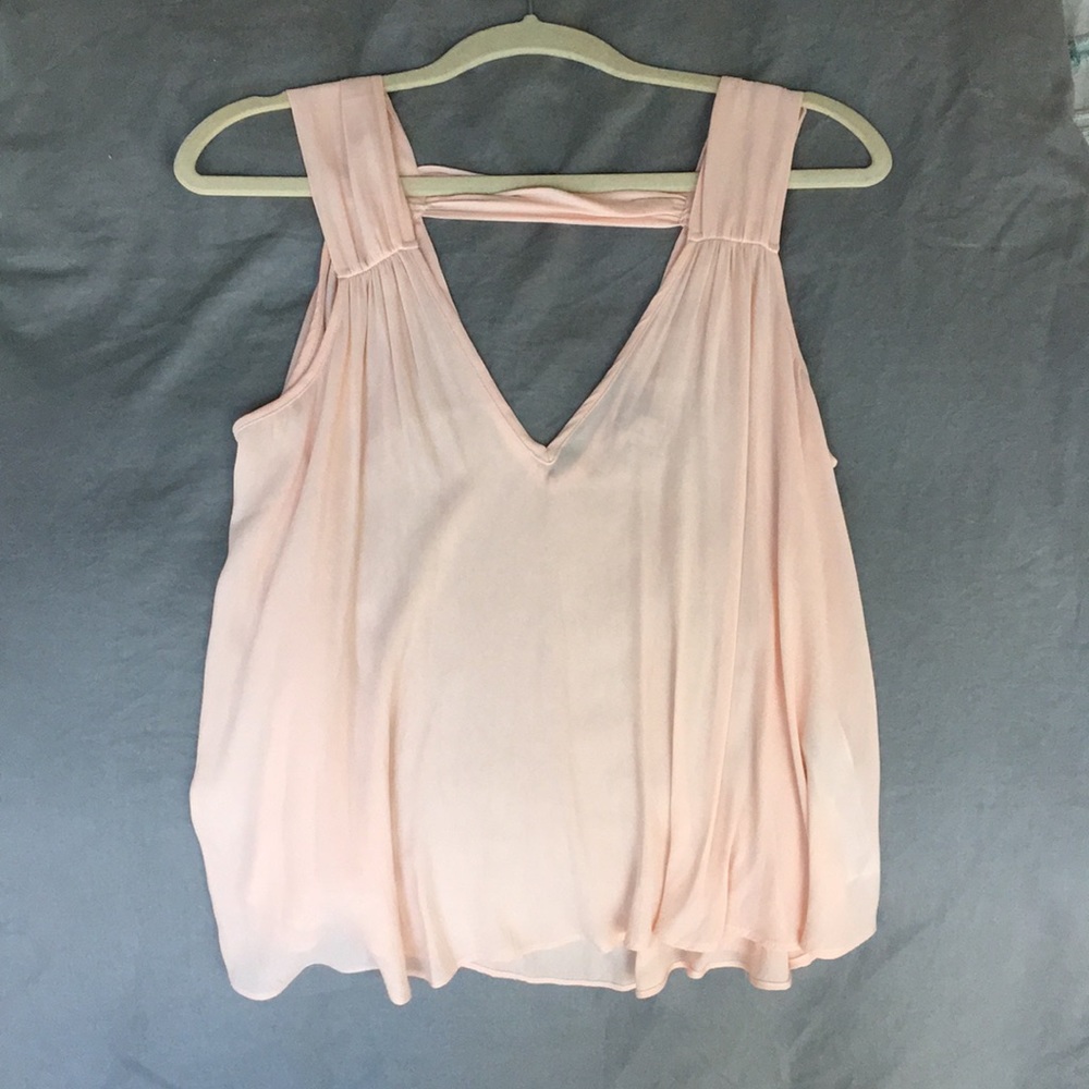 Forever 21 light pink blouse