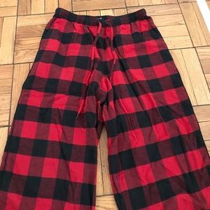 Madewell Flannel Cropped PJ pants