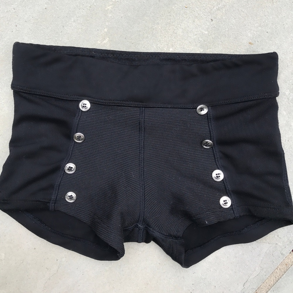 California kisses black dance shorts