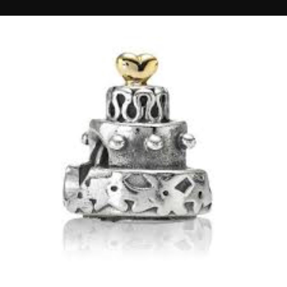 Birthday/ Wedding cake Pandora Charm