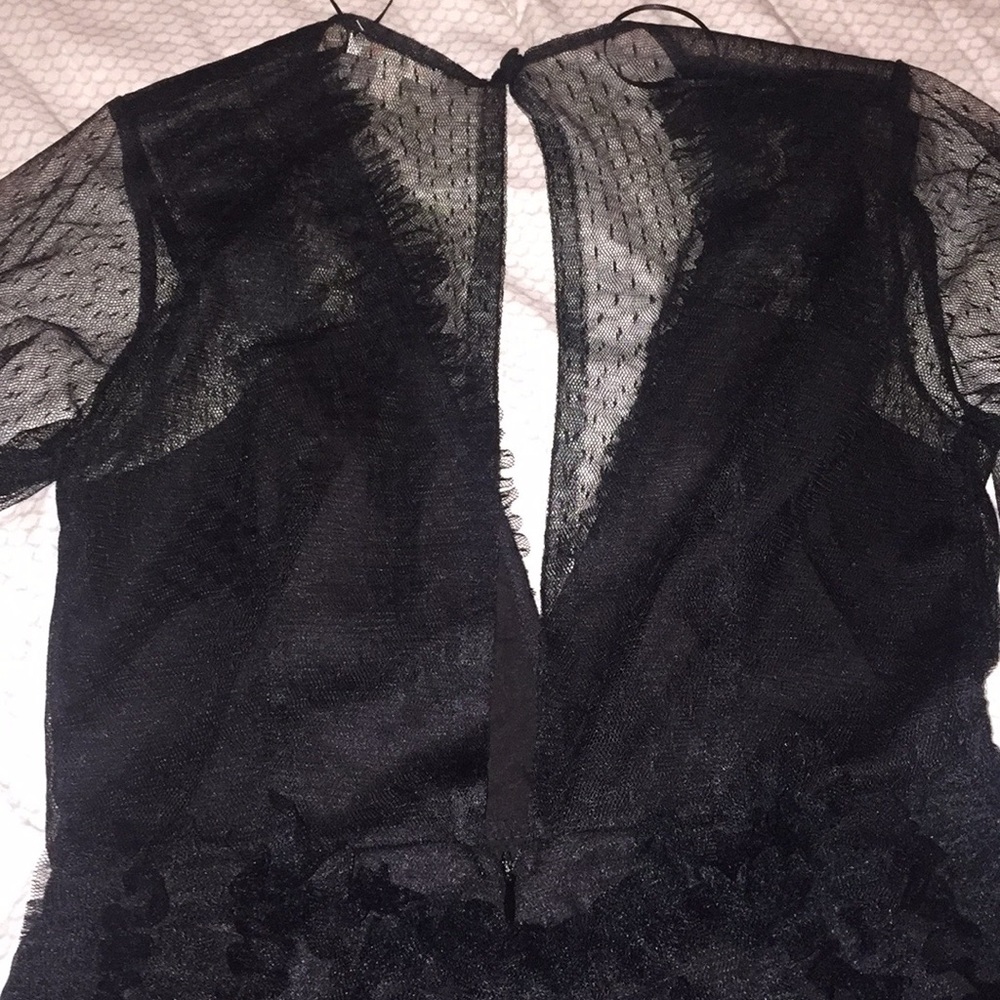 Gorgeous black lace romper - Picture 3 of 4
