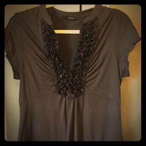 Feminine ruffled dressy top!