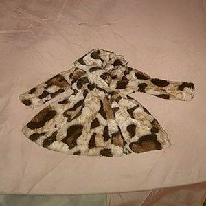 A cheetah print Barbie jacket.