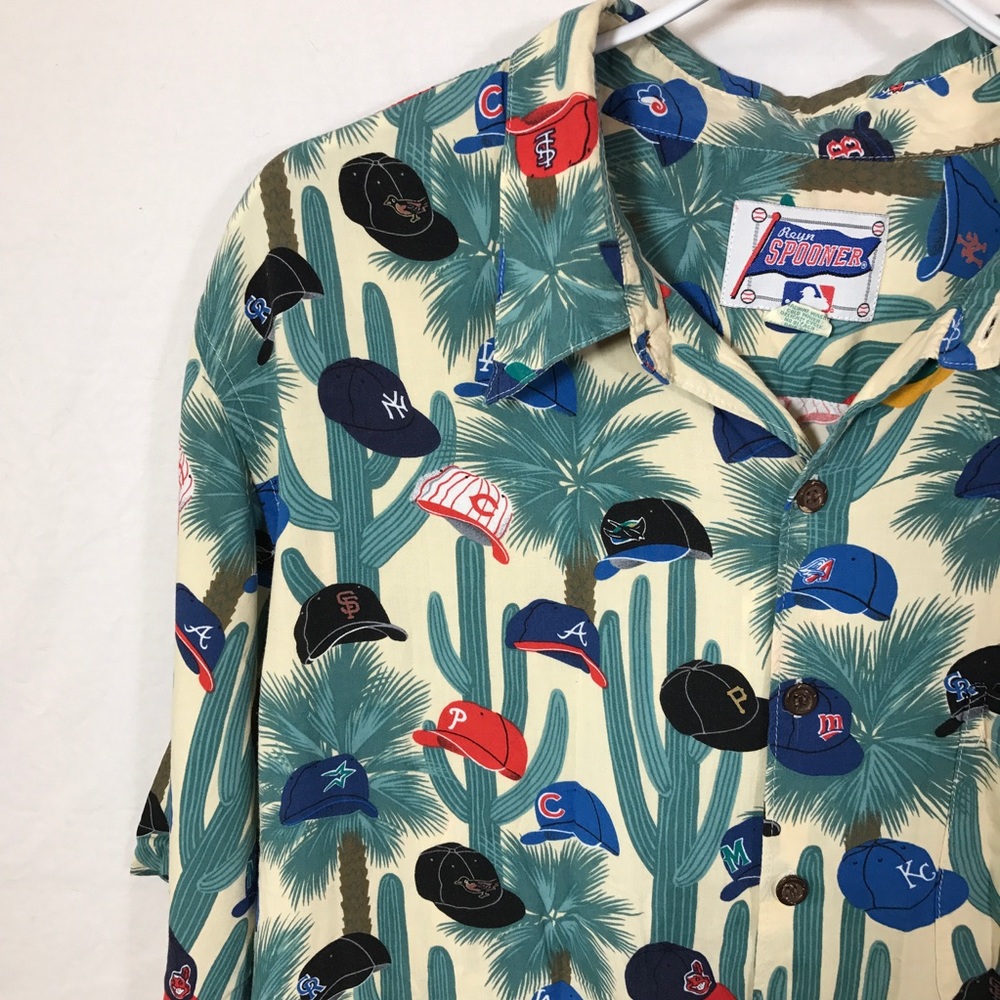 Reyn Spooner Men's baseball MLB hats & caps shirt - Picture 2 of 8