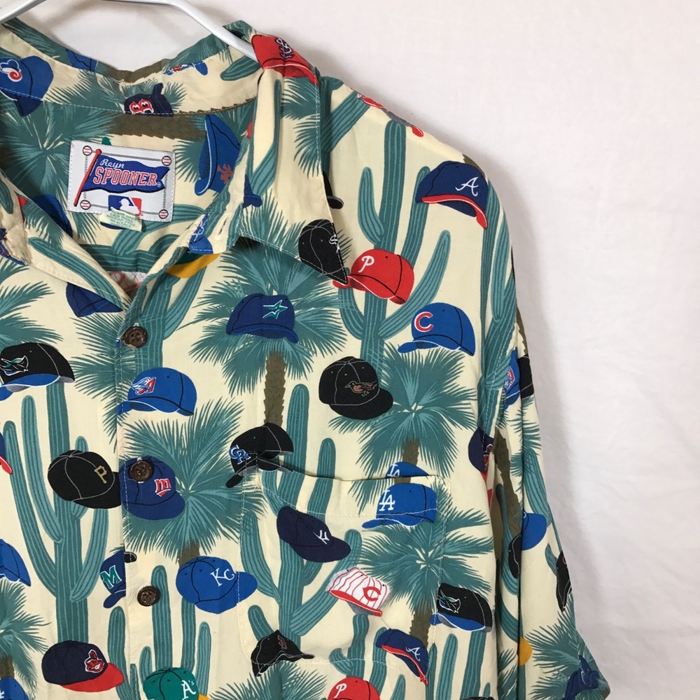 Reyn Spooner Men's baseball MLB hats & caps shirt - Picture 3 of 8
