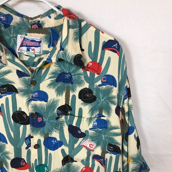 Reyn Spooner Men's baseball MLB hats & caps shirt - Picture 3 of 8