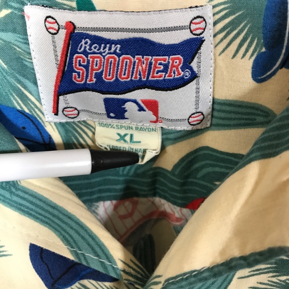 Reyn Spooner Men's baseball MLB hats & caps shirt - Picture 5 of 8