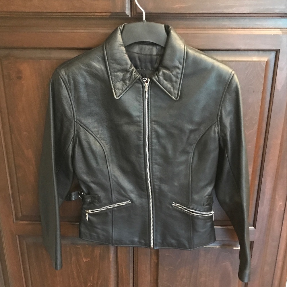 Wilsons Leather Motorcycle Style Jacket