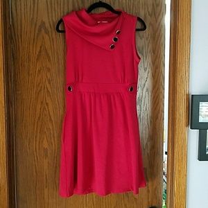 modcloth monteau red dress size xl