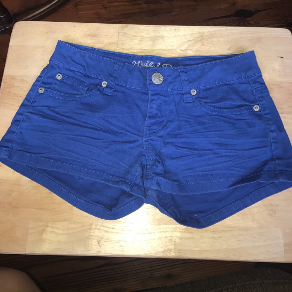 Blue shorts