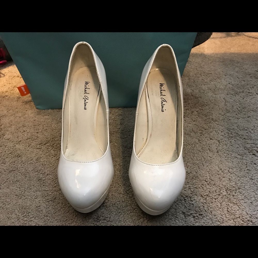 White pumps