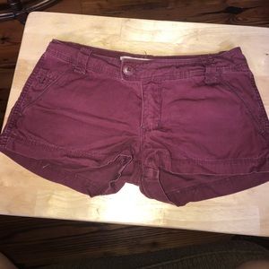 Maroon shorts