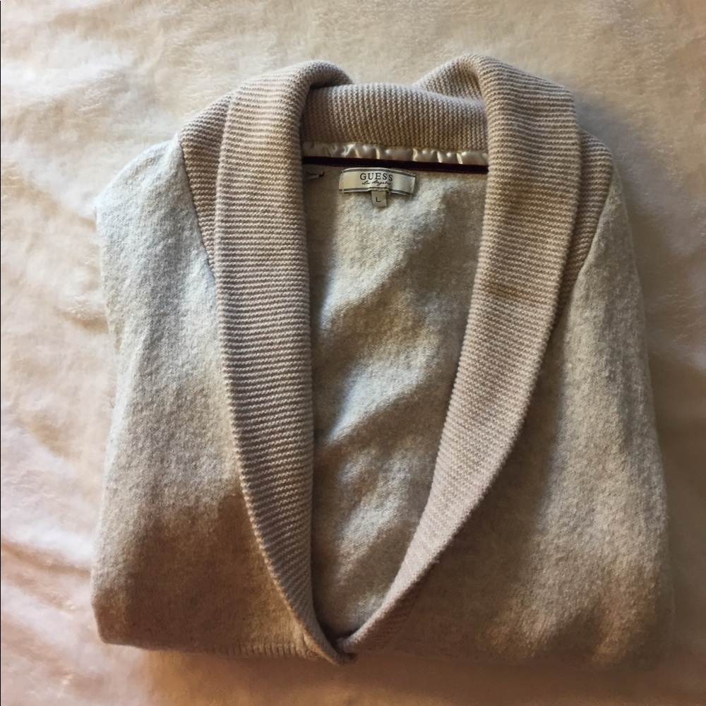 Guess wool button up cardigan